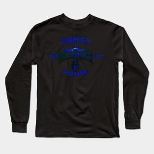 Damien Prime Blue Logo Long Sleeve T-Shirt